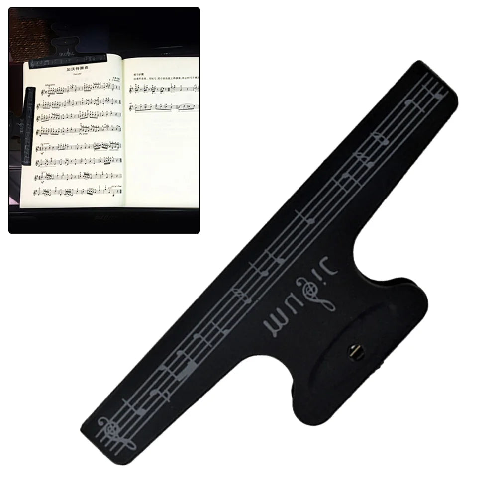 Music Book Clip for Sheet Music β Sturdy & Portable Music Page Holder Clip for Piano, Guitar, Violin & More Instruments.