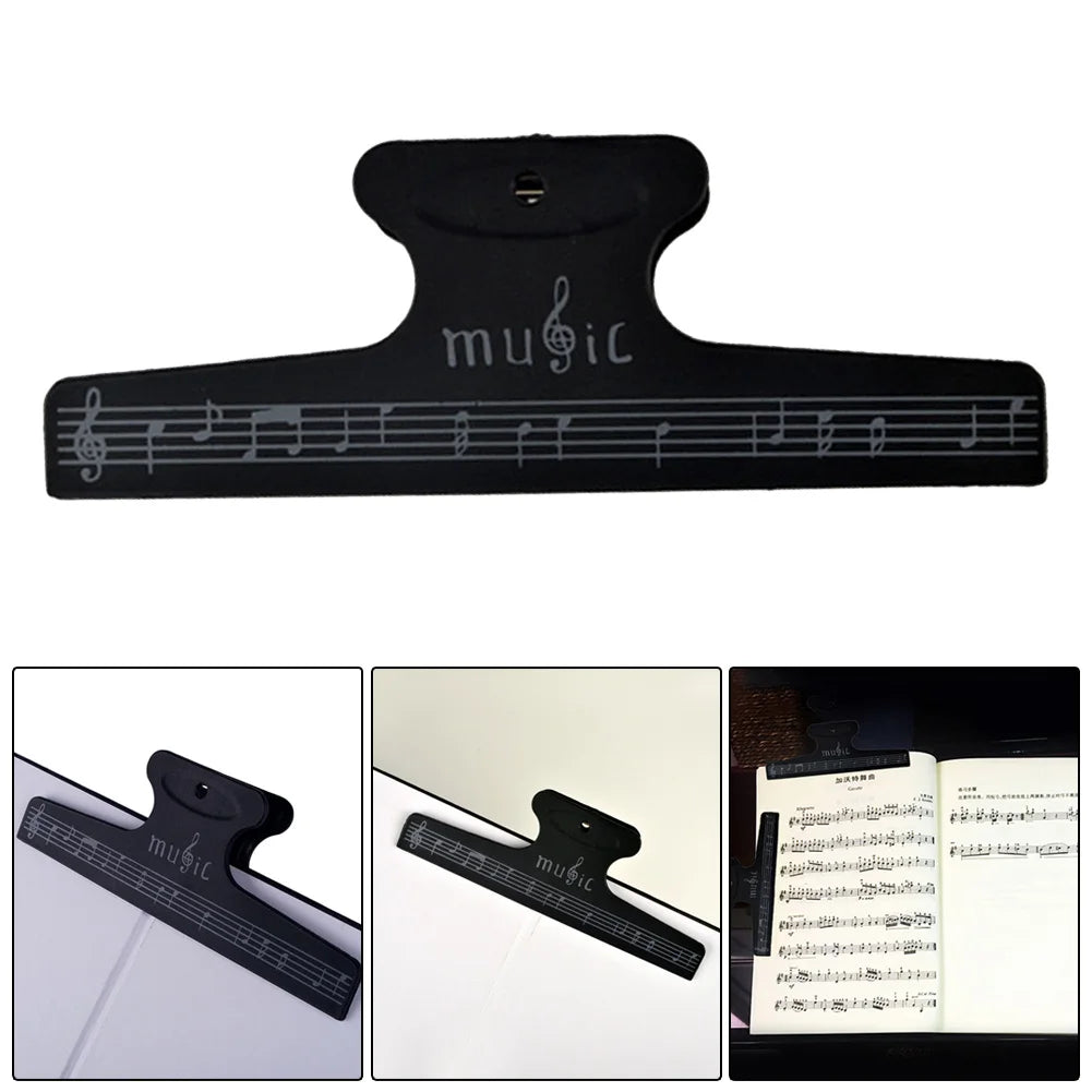 Music Book Clip for Sheet Music β Sturdy & Portable Music Page Holder Clip for Piano, Guitar, Violin & More Instruments.