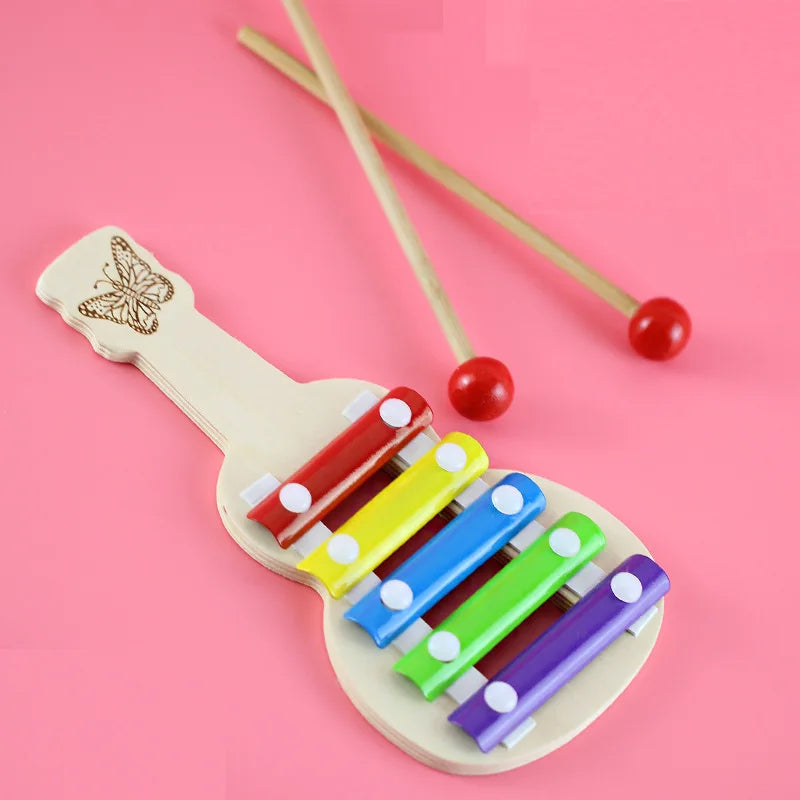 Harmony Haven: Wooden Percussion Playset - Musical Magic for Toddlers