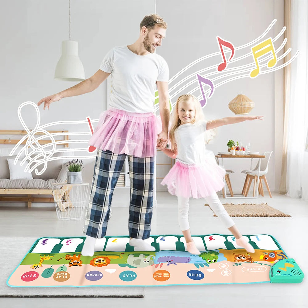Educational Musical Piano Floor Mat for Kids Toddlers