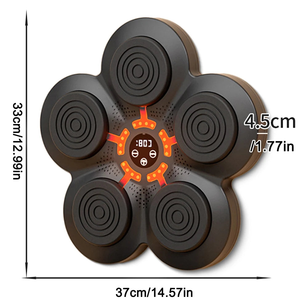 Smart Music Boxing Training Machine β Bluetooth-Compatible with Multi-Light Modes for Agility & Reaction 2-5 Light Mode