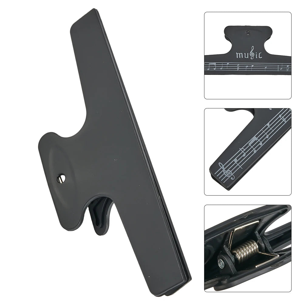 Music Book Clip for Sheet Music – Sturdy & Portable Music Page Holder Clip for Piano, Guitar, Violin & More Instruments.