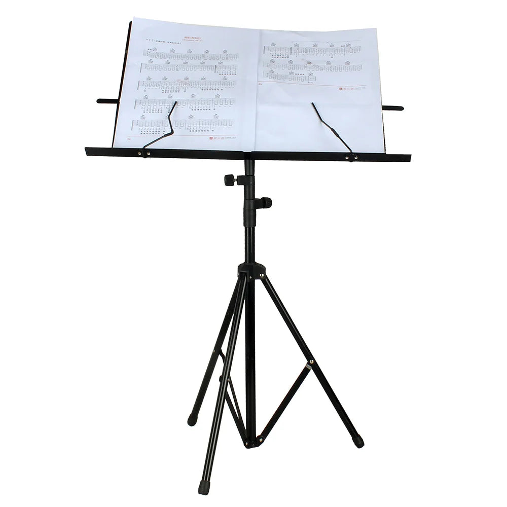 Adjustable Portable Stainless Foldable Music Sheet Tripod Stan